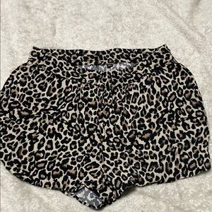 Leopard Print Women's Shorts